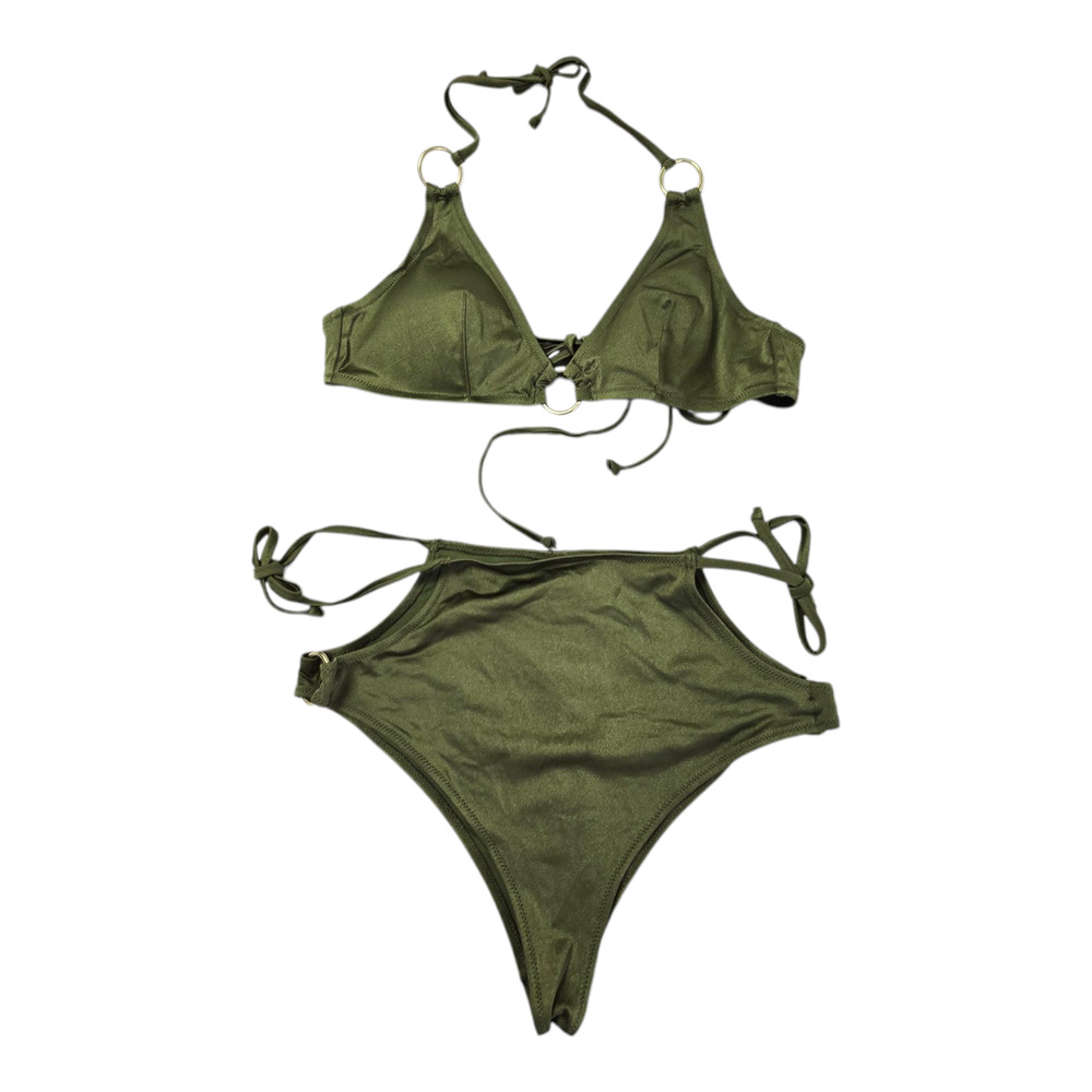 H & M Swimsuit 12 Brown Two-Piece